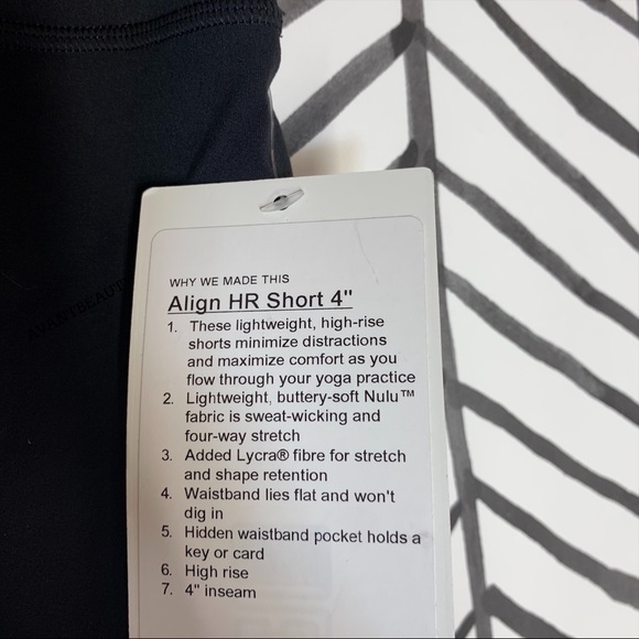 SOLD ❌Align short 4” lululemon black Size 2 NWT - Picture 4 of 8